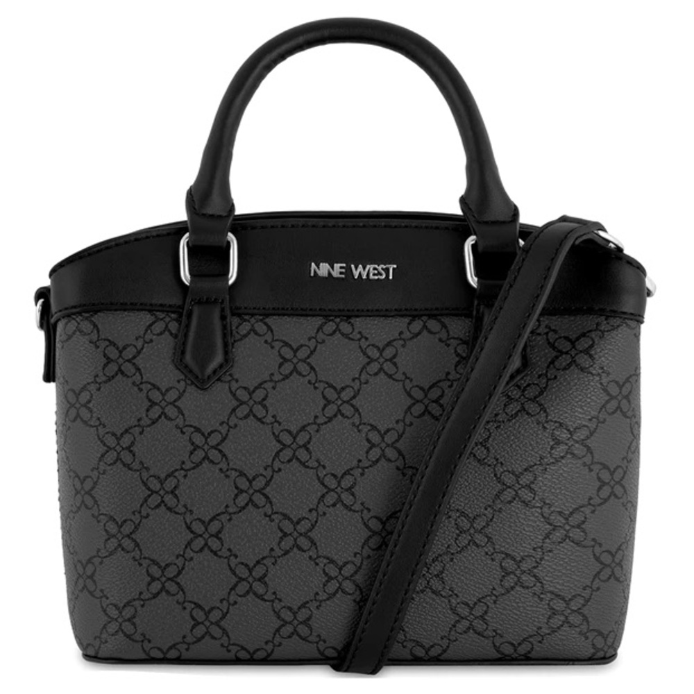 Nine West Lynn Mini Satchel in Jet Black
